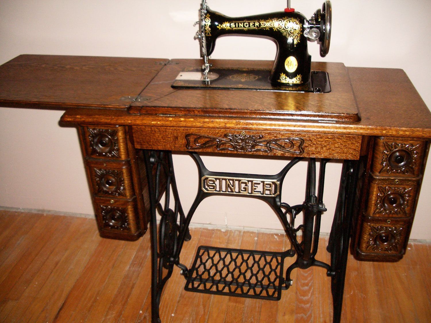 Vintage Treadle Singer Sewing Machines